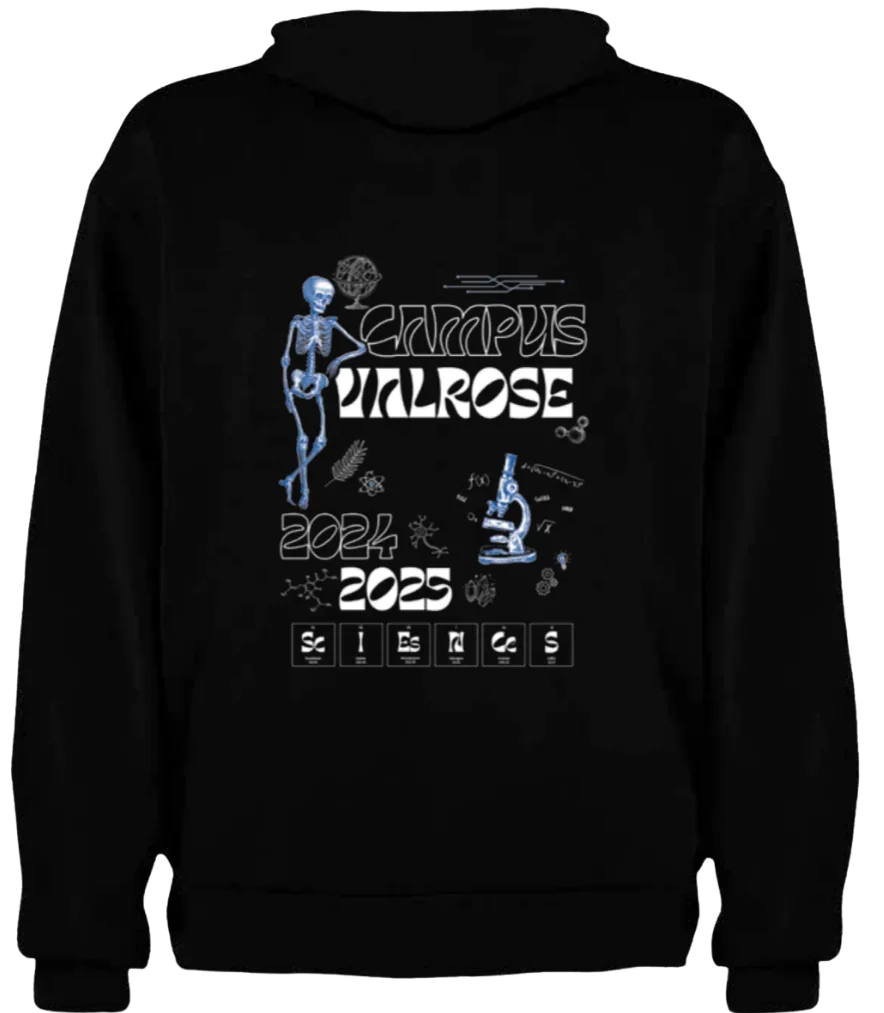 Pull collector 2024-2025, Noir, dos